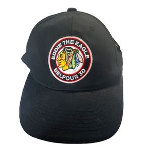 Eddie The Eagle Chicago Blackhawks Cap